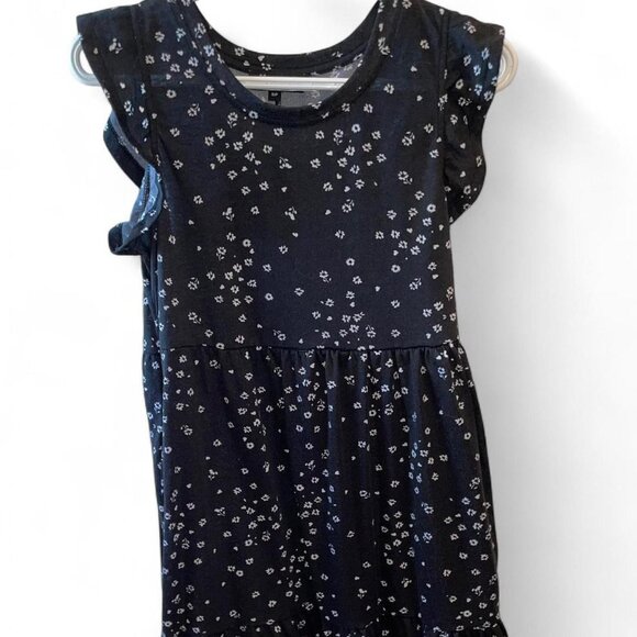 Black Floral Midi Summerdress - Picture 1 of 3